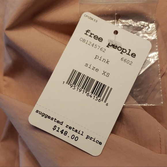 Free People Taia Shirt Dress NWT XS - Picture 6 of 11